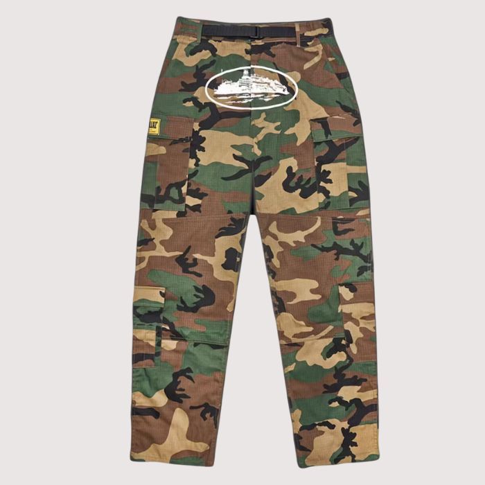 Corteiz Guerillaz* Cargos Woodland Camo