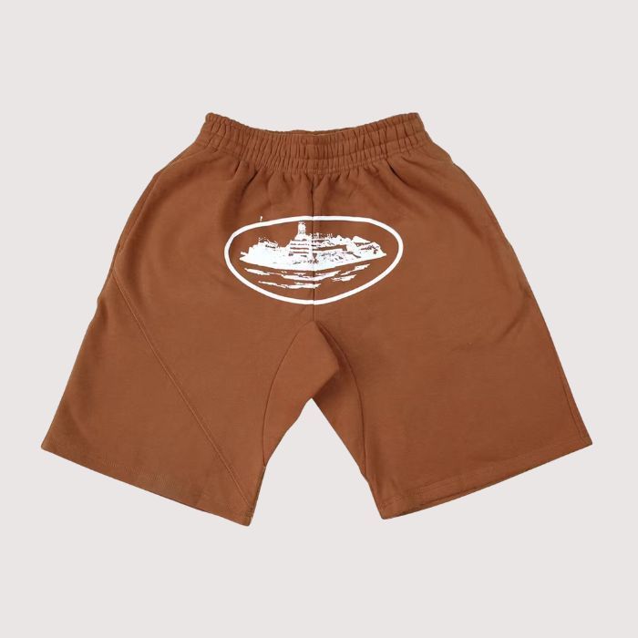 Corteiz Alcatraz Shorts Hazel