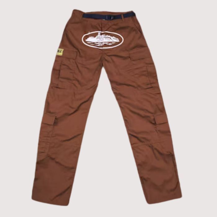 Corteiz Guerillaz* Cargo Pants Brown