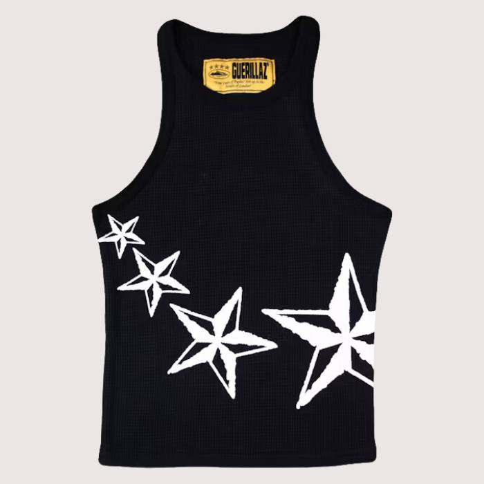 Corteiz 4Starz Motion Womens Tank Top Black