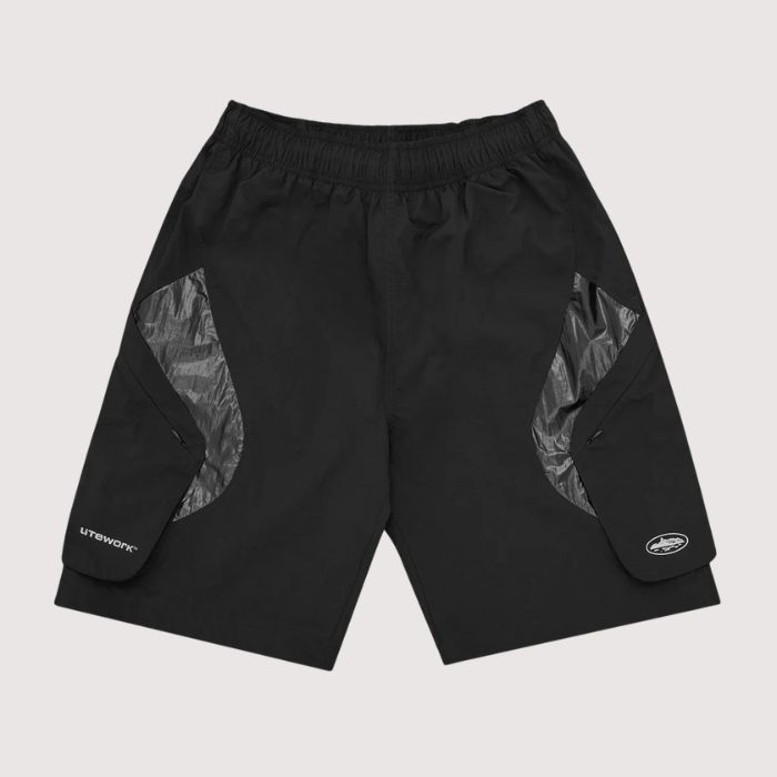 Corteiz Litework Quattro Short Black