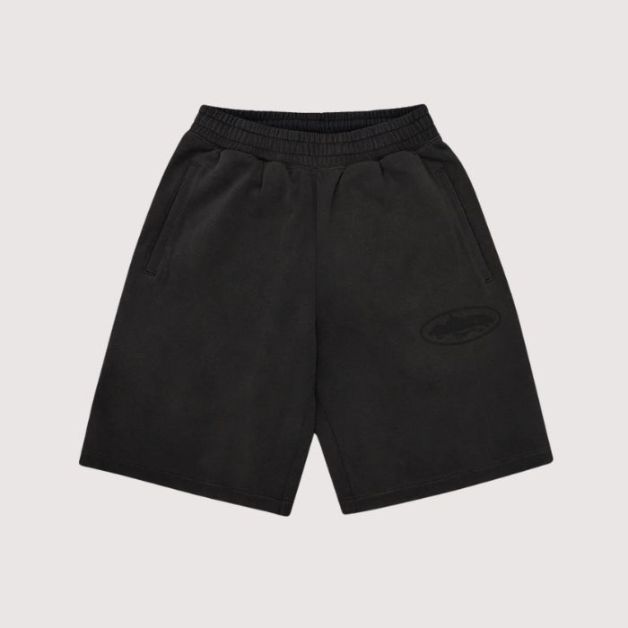 Corteiz Island Knockout Sweatshort Black