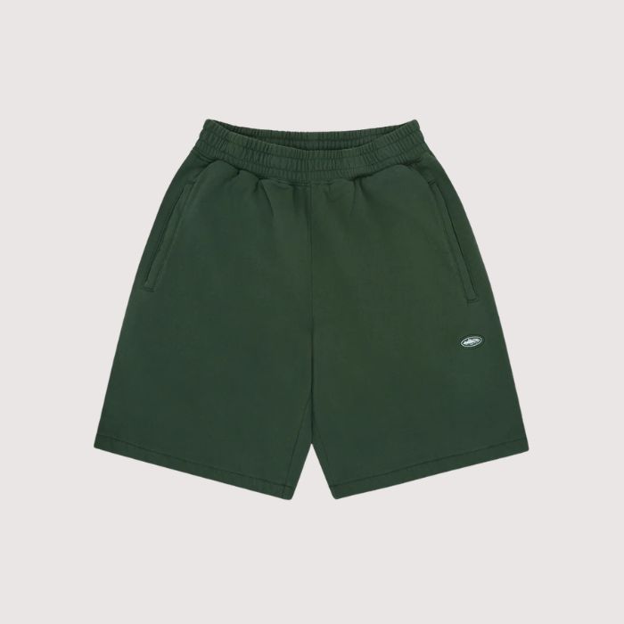 Corteiz Mini Island Sweatshort Forest Green