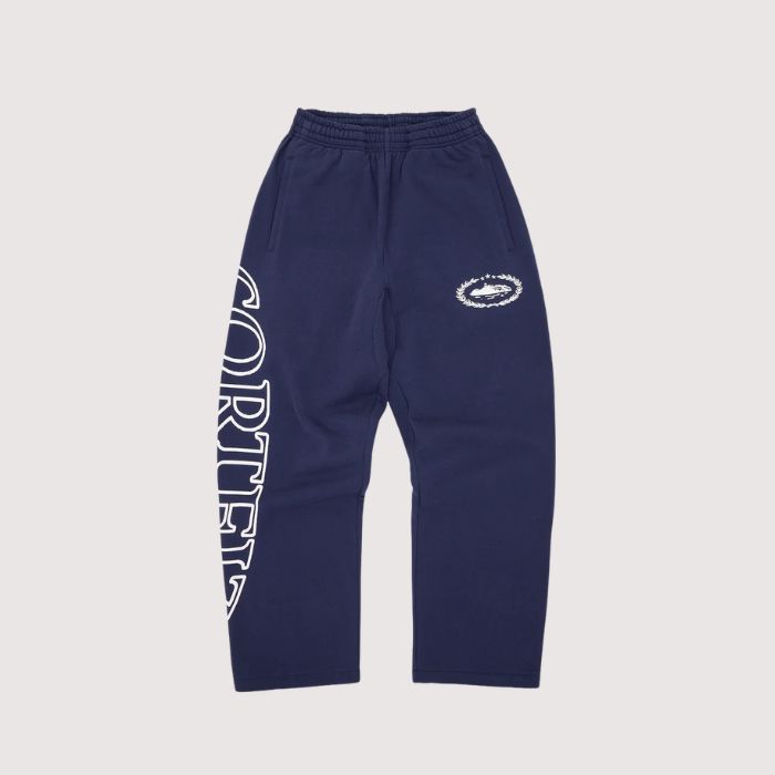 Corteiz Superior Royale Open Hem Pant Navy
