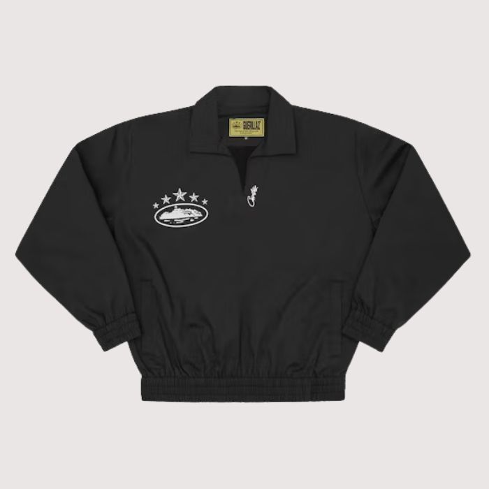 Corteiz 5 Starz Special Edition Guerillaz Drilltop Black