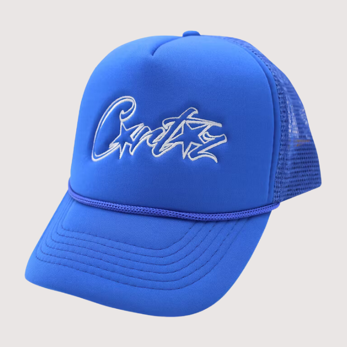 Corteiz Allstarz Trucker Hat Royal Blue