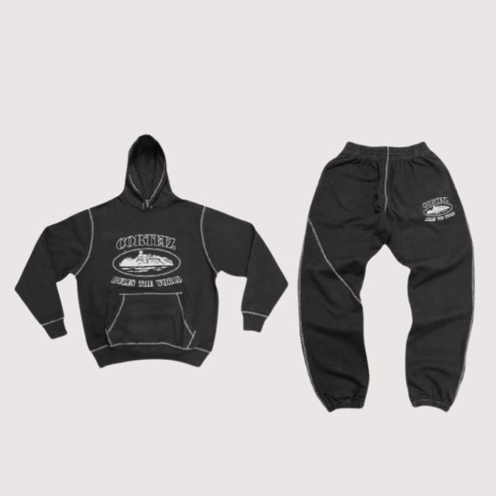 Corteiz Superior Tracksuit ?C Black