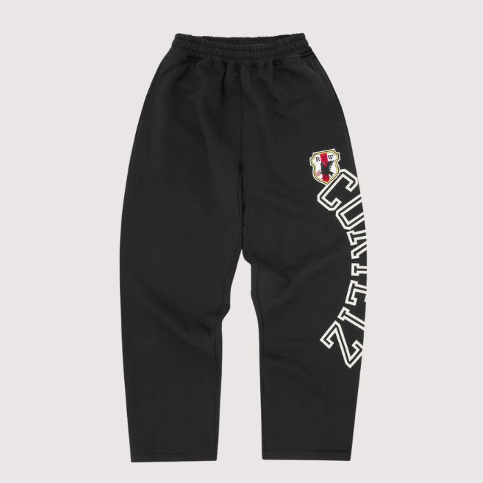 Corteiz Arch Shield Open Hem Pant Black