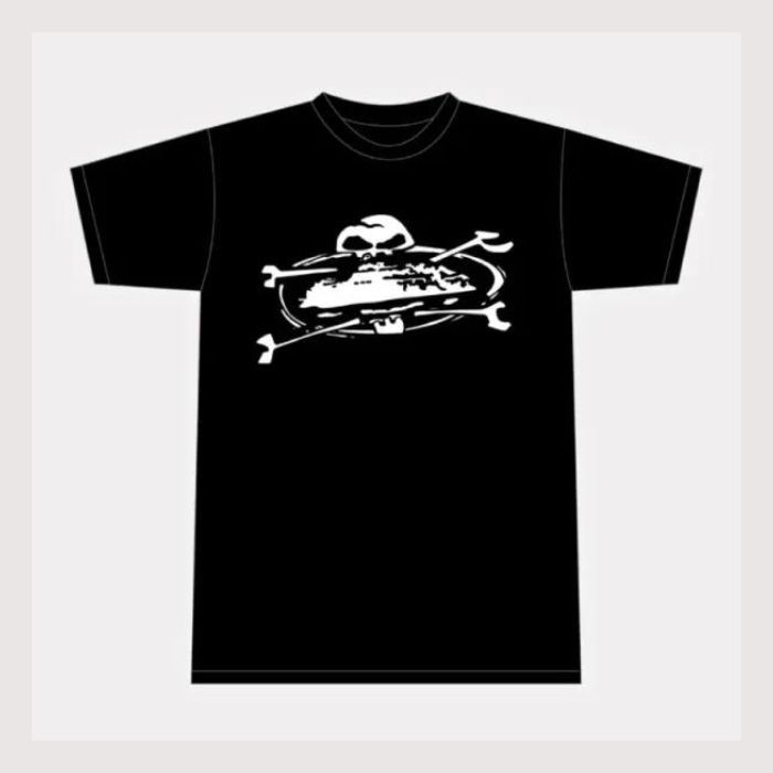 Corteiz Alcatraz Skull T-shirt Black