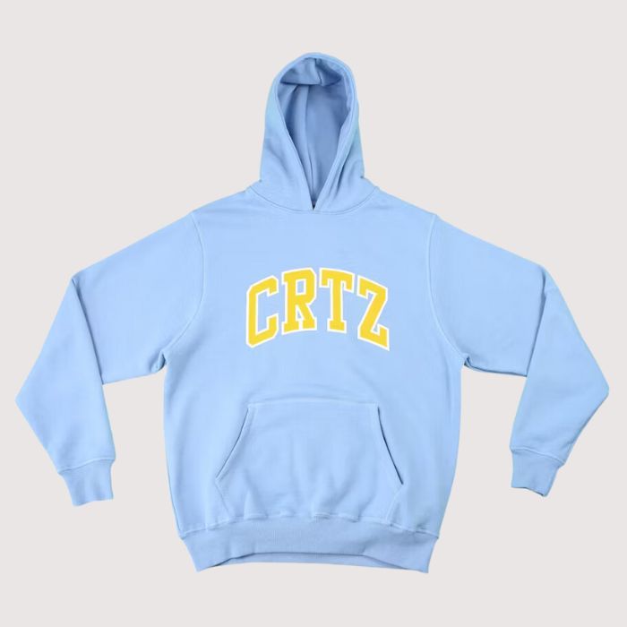 Corteiz Dropout Hoodie Baby Blue