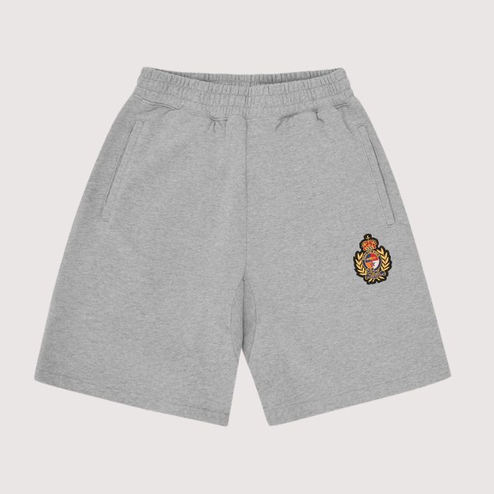 Royale Crest Sweatshort Heather Grey