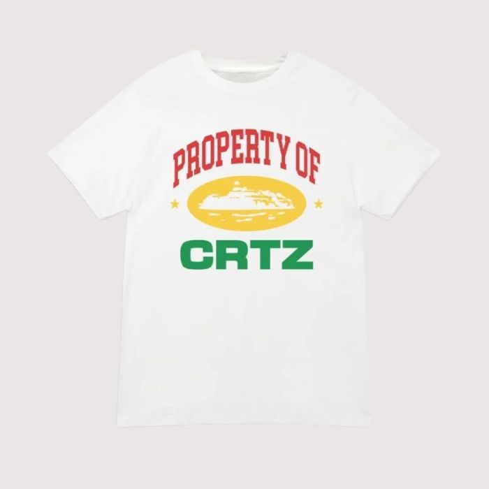 Corteiz Property Of Crtz Carni T-shirt White