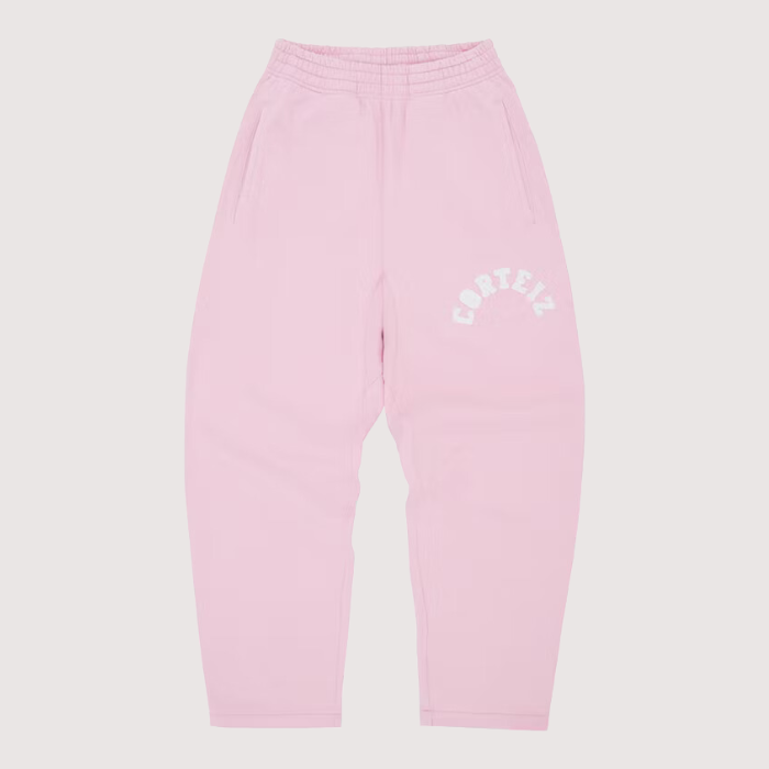 Corteiz Colly Arch Open Hem Pants Pink