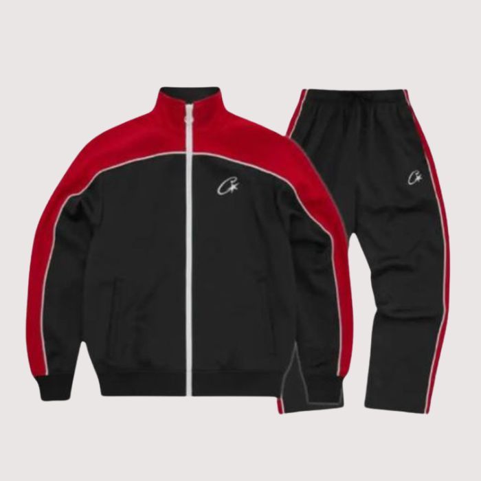 Corteiz Shotta Tracksuit Black