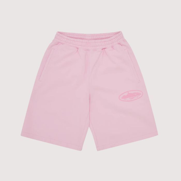 Corteiz Island Knockout Sweatshort Pink