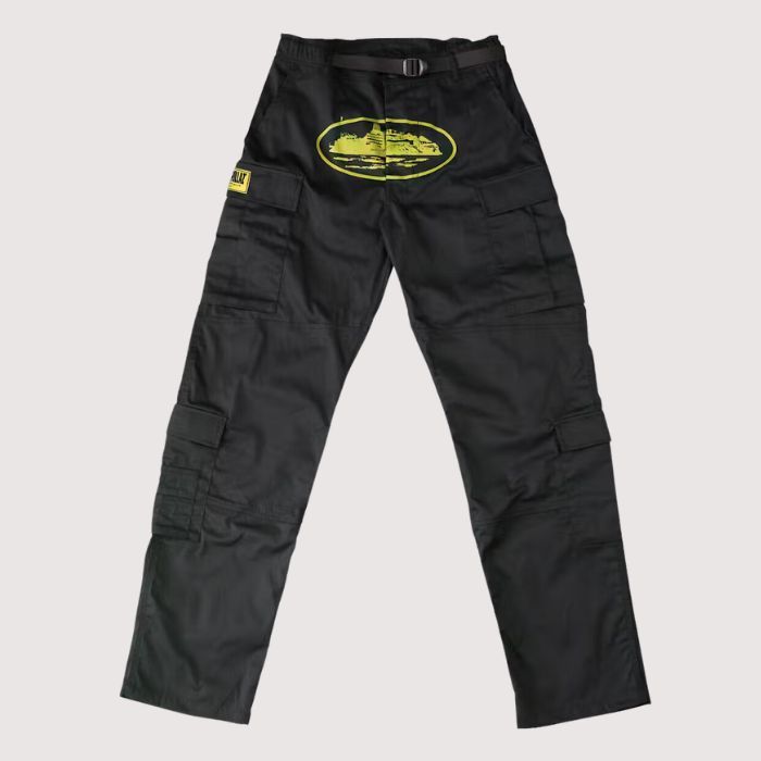 Corteiz Yella Guerillaz Cargos Black/Yellow