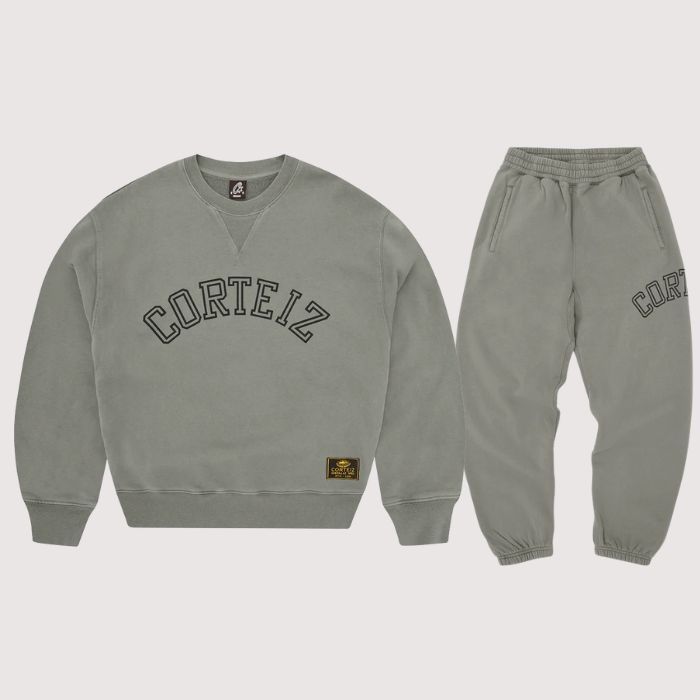 Corteiz Guerillaz Arch Tracksuit Olive