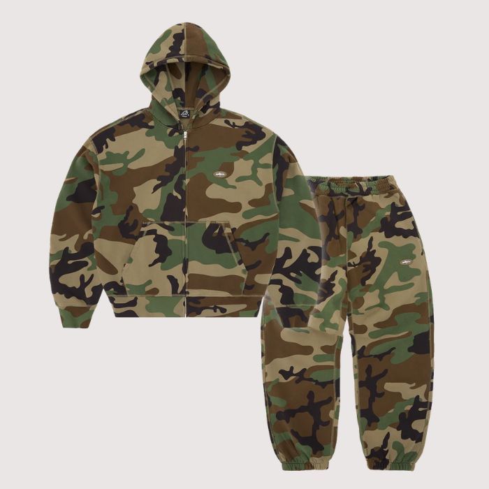 Corteiz Mini Island Tracksuit Woodland Camo
